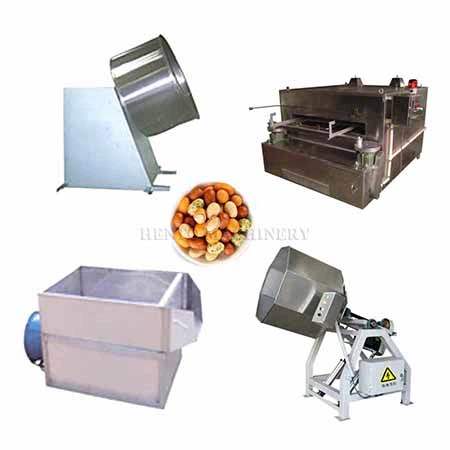 خط فرآوری بادام زمینی پوشش داده شده